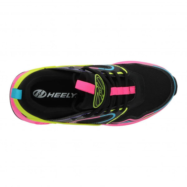 Heelys Force Smooth - Blk / Pink / Yellow - Skatewarehouse.co.uk
