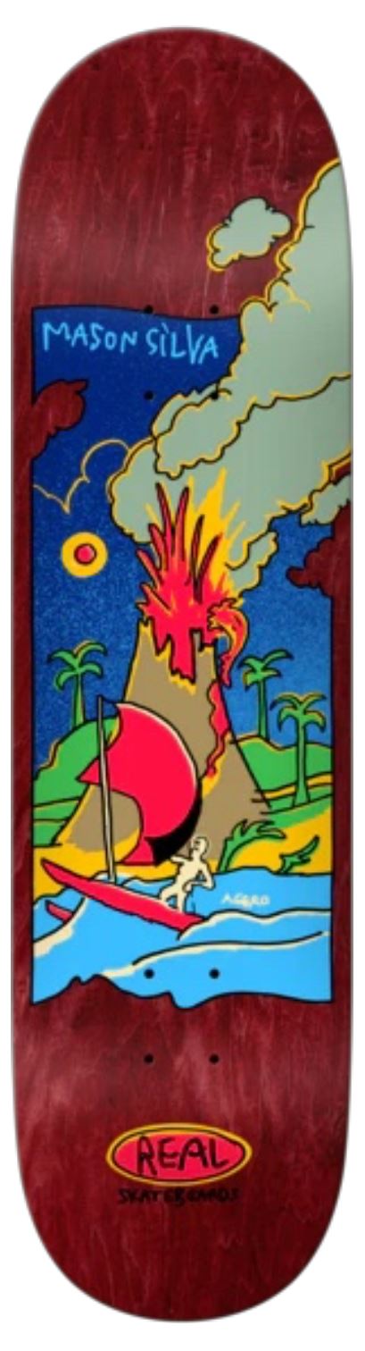 Real Mason - Volcano - Dbx (Multi) Skateboard Deck - 8.25