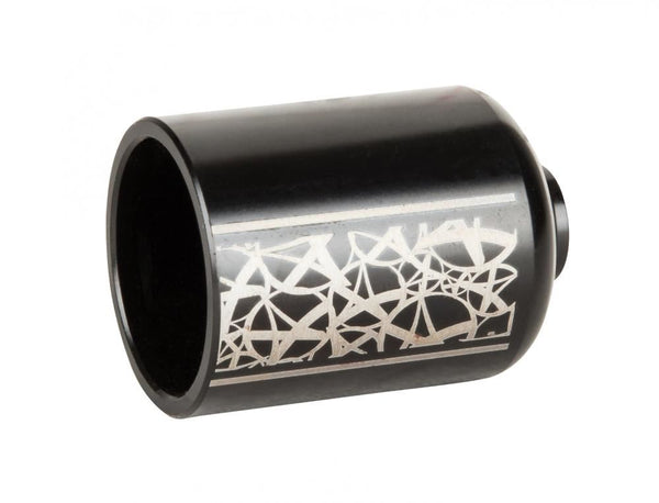 Addict Pegs Alu Peg Long (Back) - Black - Skatewarehouse.co.uk