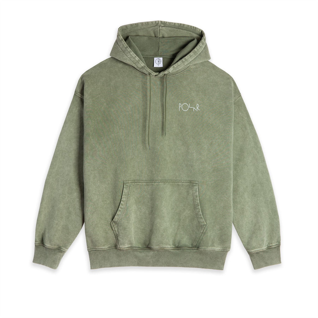 Polar Skate Co Fade Frank Hoodie (Army Green) - L