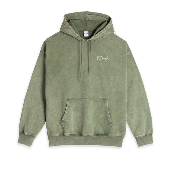 Polar Skate Co Fade Frank Hoodie (Army Green) - L