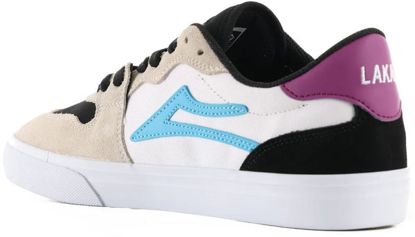 Lakai York Skate Shoes - White / Black - Skatewarehouse.co.uk