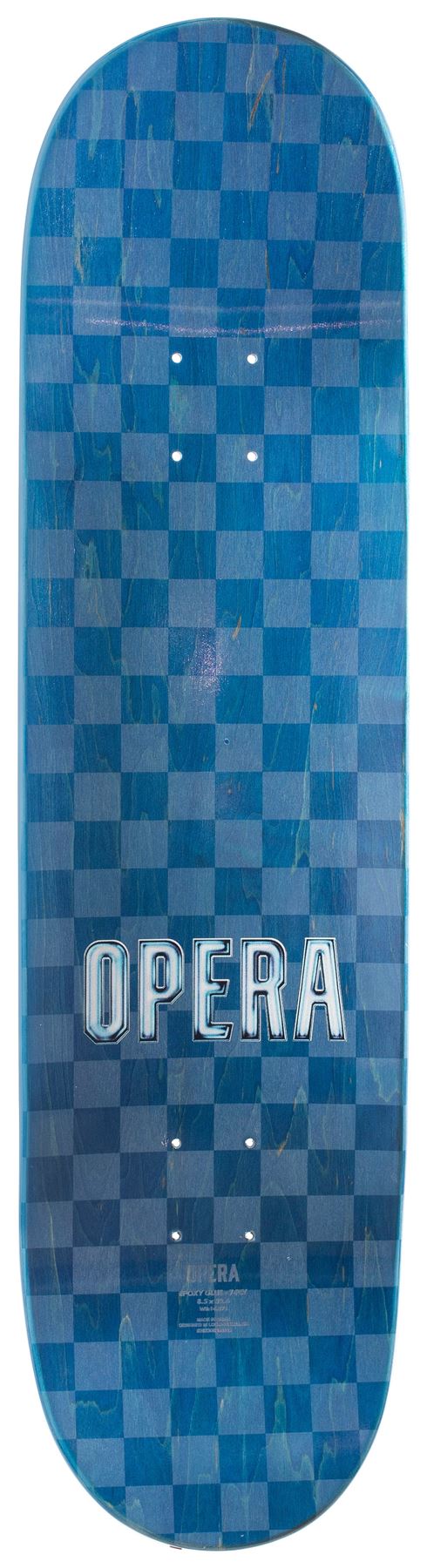 Opera Clay Kreiner - Shapes - EX7 Holographic/Blk Skateboard Deck - 8.5