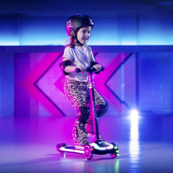 Xootz Dynamix LED Tri Scooter - Black