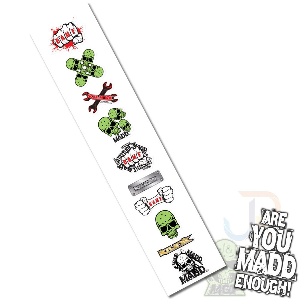 Madd 10 Sticker Strip