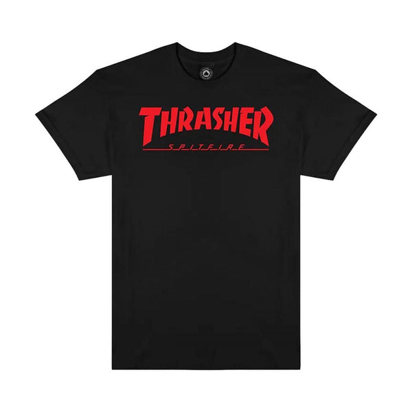 Thrasher x Spitfire T-Shirt Big Head Jake - Black
