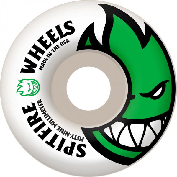 Spitfire Skateboard Wheels Bighead - White - Skatewarehouse.co.uk