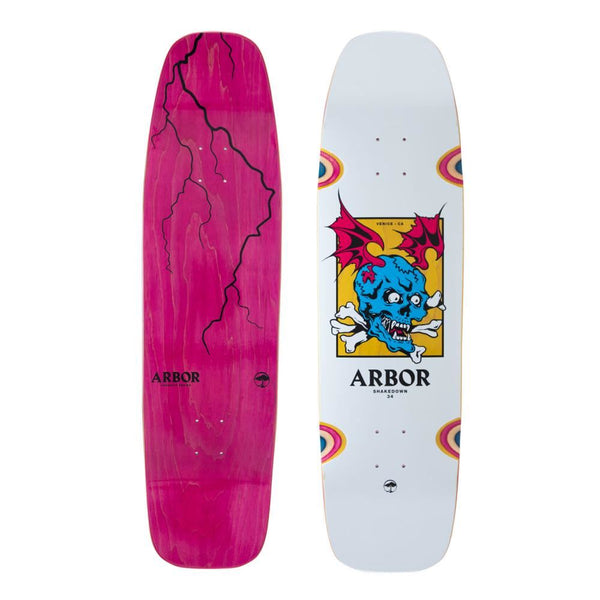Arbor Performance Shakedown 34 Curse Skateboard Deck - 9.0