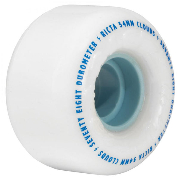 Ricta Skateboard Wheels Clouds 78a - White / Blue - Skatewarehouse.co.uk
