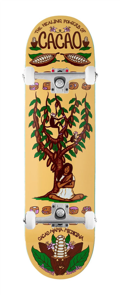 Drawing Boards Cacao Custom Complete Skateboard - 8.5"