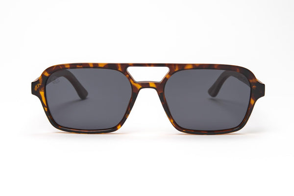 Luma Bantham Recycled Sunglasses - Tortoise - Skatewarehouse.co.uk