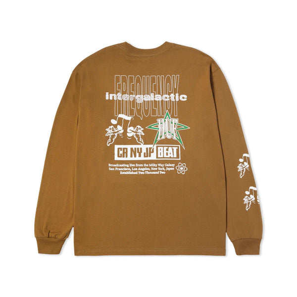HUF Intergalactic Frequency L / S Tee (Mud) - L