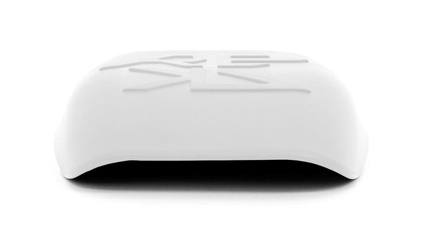 REKD Patrol Skateboard Knee Pads - Replacement Caps - Black/White - Skatewarehouse.co.uk