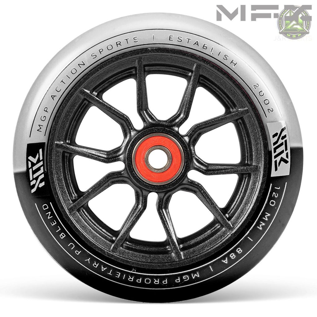Madd Gear Mfx Syndicate Ar120 Dual Urethane Wheels - Black/White - Skatewarehouse.co.uk