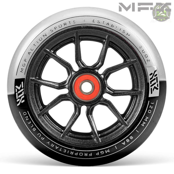 Madd Gear Mfx Syndicate Ar120 Dual Urethane Wheels - Black/White - Skatewarehouse.co.uk