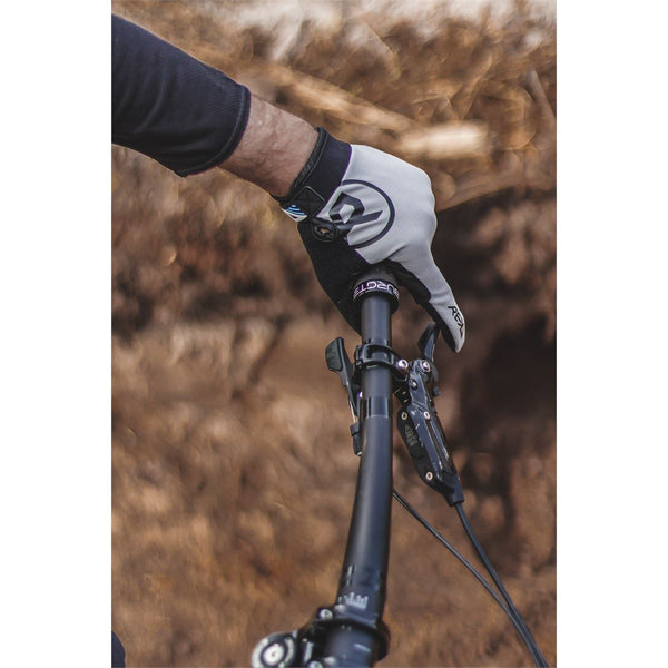 REKD Status BMX Scooter MTB Riding Gloves - Grey - Skatewarehouse.co.uk