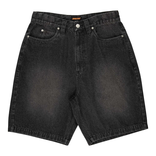 Santa Cruz Shorts Big Shorts - Washed Black - Skatewarehouse.co.uk