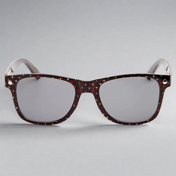 Fourstar x Glassy Confetti Shades Sunglasses Brown - Skatewarehouse.co.uk