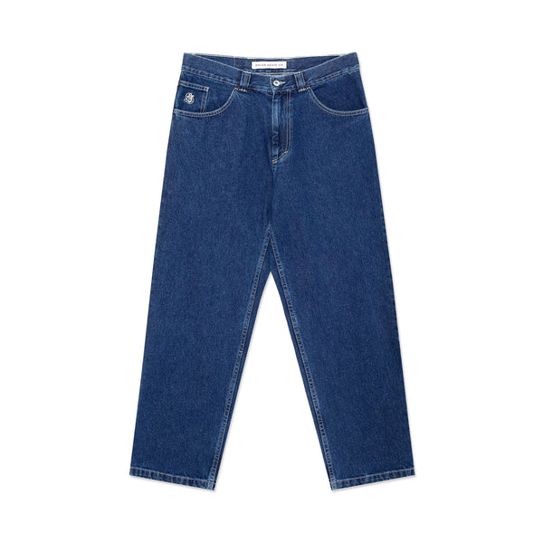 Polar Skate Co 93 Pants (Dark Blue w / White Stitching)