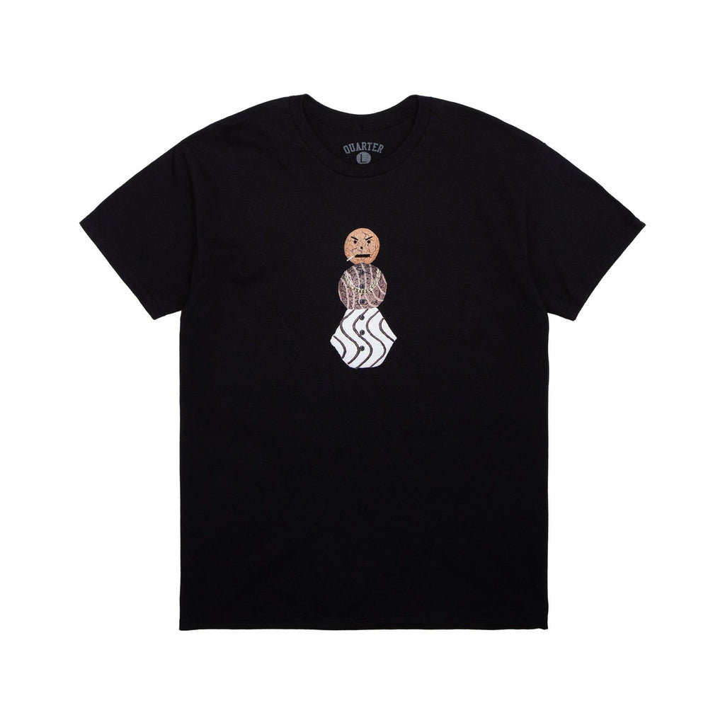 Quartersnacks Front Snackman Tee (Black) - M