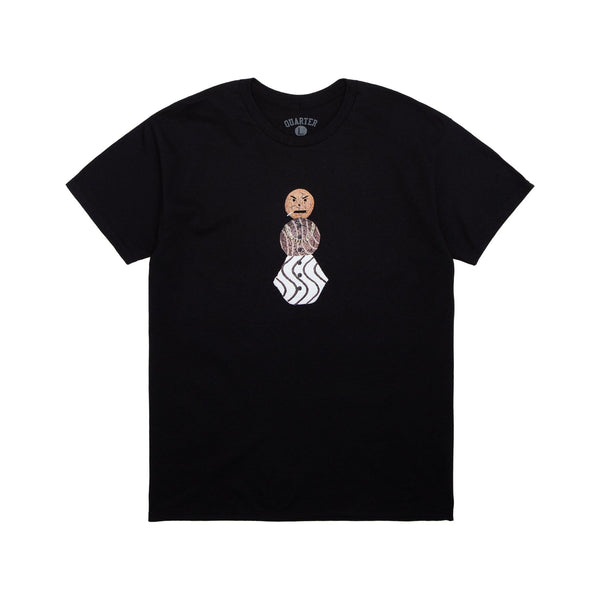 Quartersnacks Front Snackman Tee (Black) - M