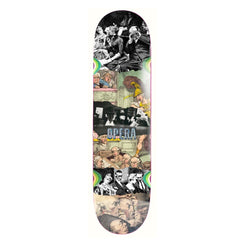 Opera Stage Fright EX7 Silver Skateboard Deck - 9.0"