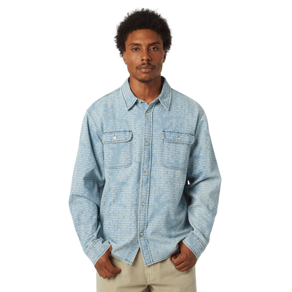 HUF Ceremony Denim Shirt (Indigo)