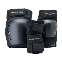 Pro-Tec Pads Street Adult 3-PK Pad Set Open - S