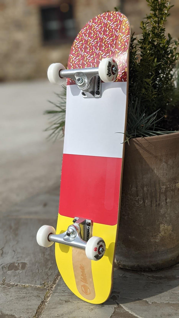 Venom Junior Complete Skateboard - Ice Lolly - 7.25