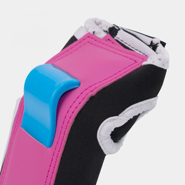 Pro-Tec Pads Street JR 3-PK Open Back SCA - Black / White / Pink