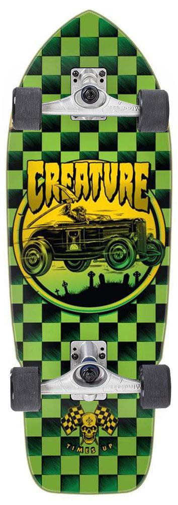 Creature s Hotrod Reaper Xx x Mindless Custom Surf Skate Skateboard - 10.25