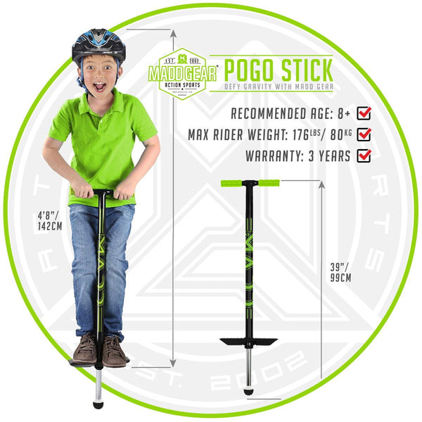 Madd Gear Pogo Stick - Black / Lime Accessories