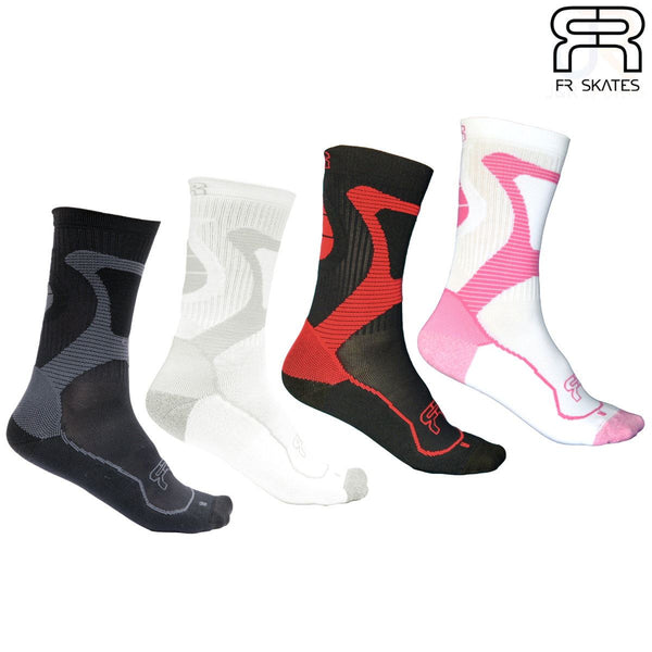 FR NANO Sports Socks - Black / Red