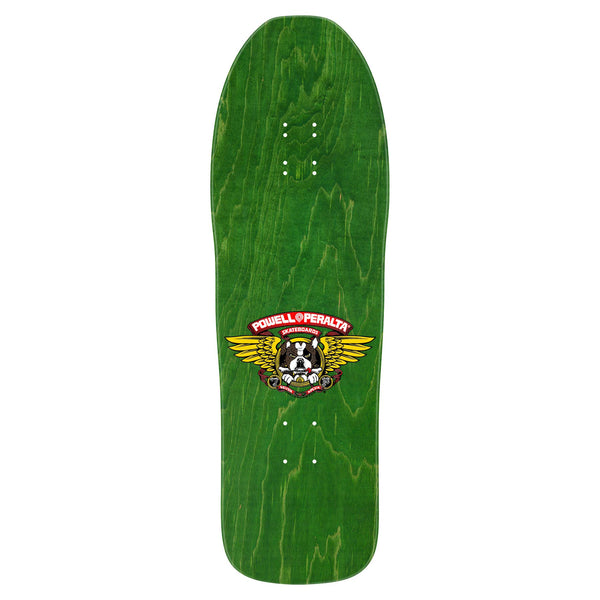 Powell Peralta Frankie Hill Bulldog Reissue Green / Gold Foil x Skateboard Deck - 10.0