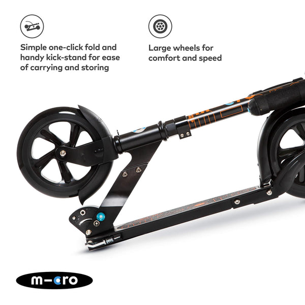 Micro Black Scooter - Skatewarehouse.co.uk