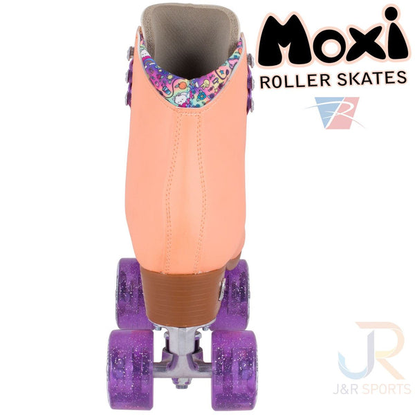 Moxi Skates Beach Bunny Peach Size Quad Skates - Skatewarehouse.co.uk