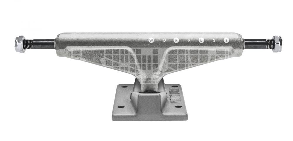 Venture 5.2 Skateboard Trucks Worrest Plaza Raw Polished - 5.2" - Skatewarehouse.co.uk