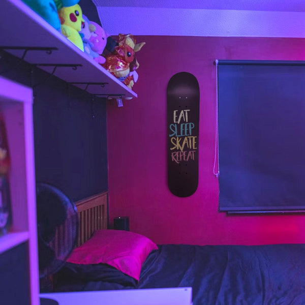 Venom Skateboards Kids Matt Black Chalkboard / Message Board / Bedroom Door Sign Skateboard Deck With Chalk Pack - Skatewarehouse.co.uk