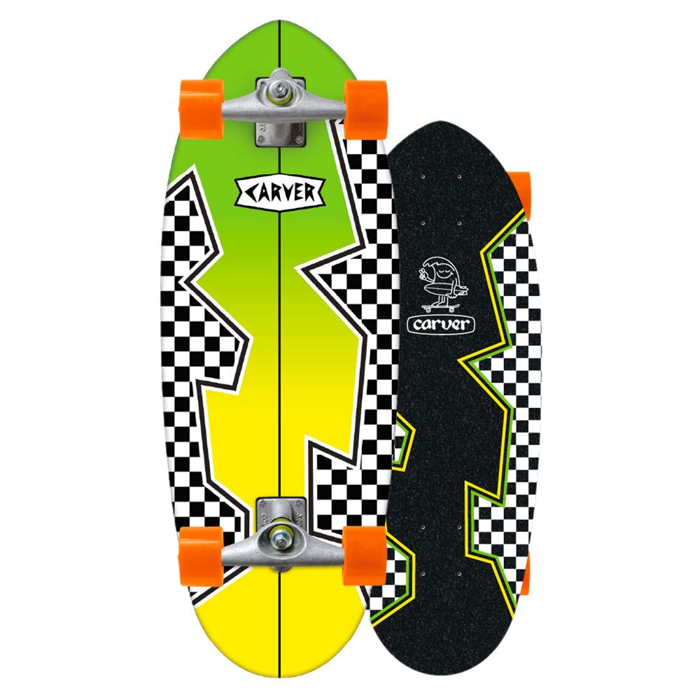 Carver Master Blaster - C5 Surfskate Cruiser Skateboard - 9.0" x 25.0" - Skatewarehouse.co.uk