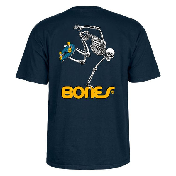 Powell-Peralta Skateboard Skeleton Youth Tee Navy - Skatewarehouse.co.uk
