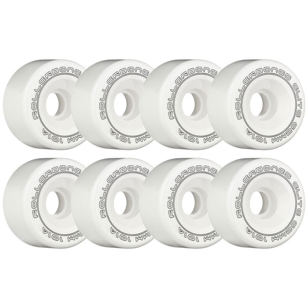 Rollerbones - Art Elite Comp White (8) - / 101a Skateboard Wheels - 62mm
