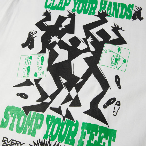 HUF Everybody Get Loose S / S Tee (White)
