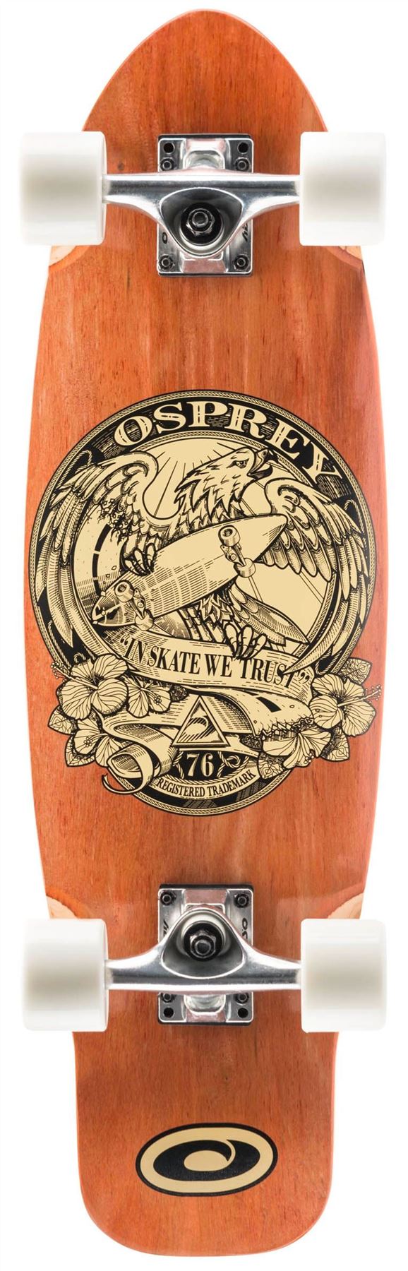 Osprey In Sk8 We Trust Cruiser Complete Skateboard