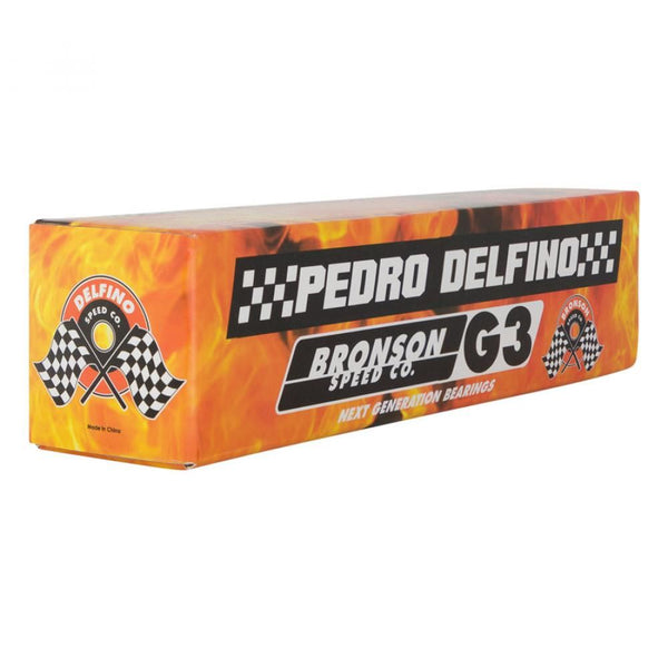Bronson Speed Co. Skateboard Bearings Pedro Delfino Pro G3 - Skatewarehouse.co.uk