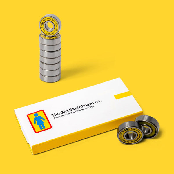 Girl Gold Abec 7 Skateboard Bearings - Skatewarehouse.co.uk