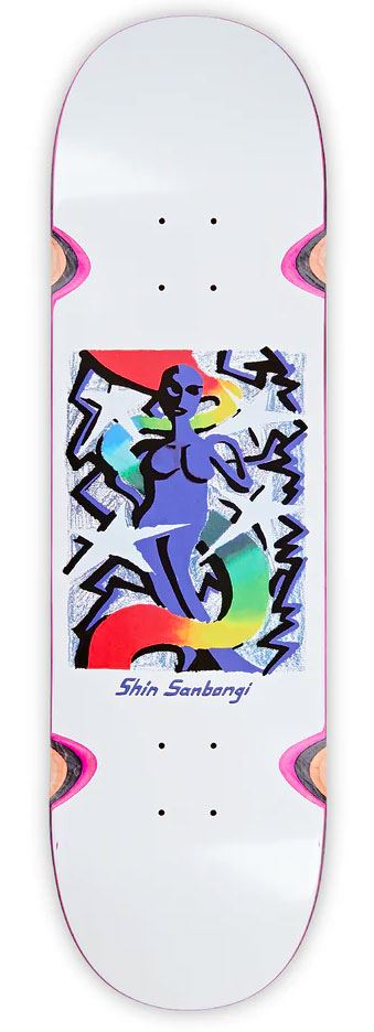 Polar Skate Co. Shin Sanbongi Queen Wheel Wells  Skateboard Deck - 8.75