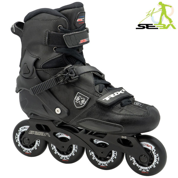 Seba Trix 2 80 Black Inline Skates - Skatewarehouse.co.uk