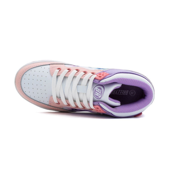 Breezy Rollers Skater - White / Purple / Pink - Skatewarehouse.co.uk