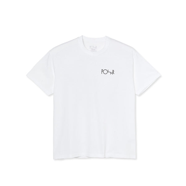 Polar Skate Co Tee Jr. | Stroke Logo (White) - 8-9 Years