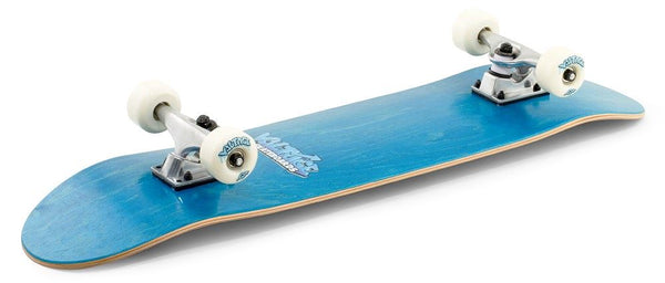 Voltage Graffiti Logo Blue / Blue Complete Skateboard - 7.5